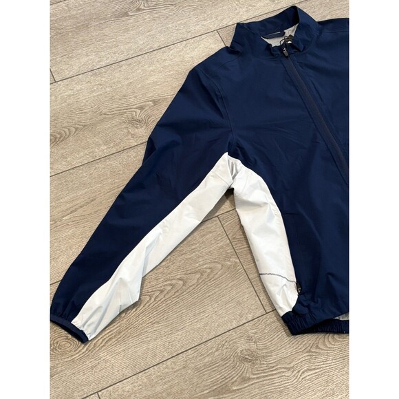 Sun Mountain Monsoon Rain Jacket Womens XL Golf Jacket Navy White NWT - Picture 2 of 7